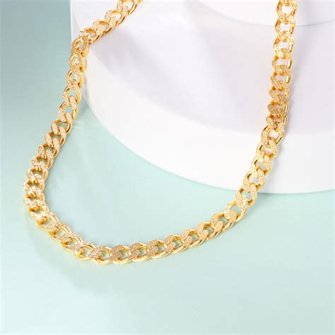 Refined Linked Gold Plated 925 Sterling Silver Men's Chain – Zavya