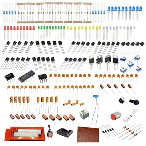 Lalitha electronic components kit - Breadboard kit with 350+ components ...