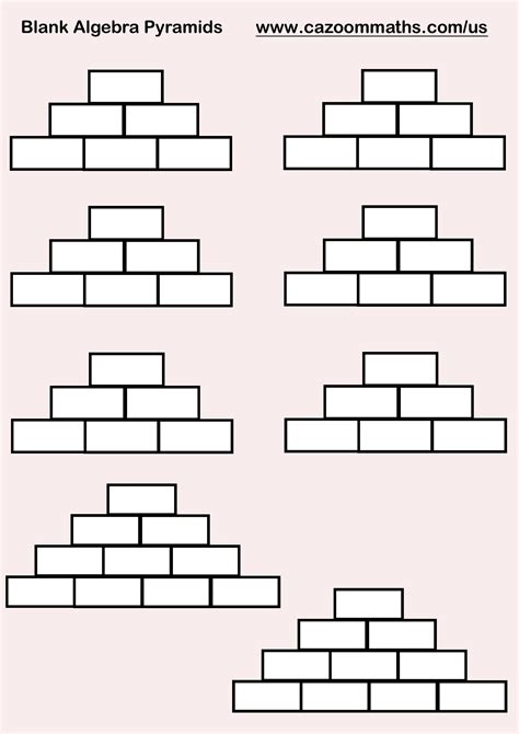 Image result for Algebra 2 Pyramid