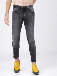 HIGHLANDER Slim Men Black Jeans - Buy HIGHLANDER Slim Men Black Jeans ...