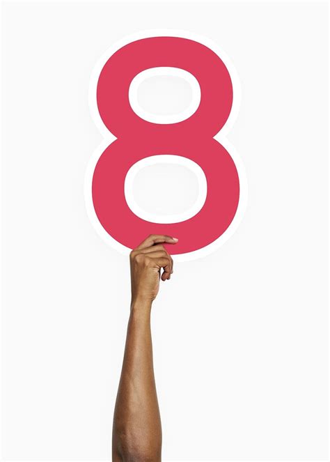 Image result for Number 8 Sign