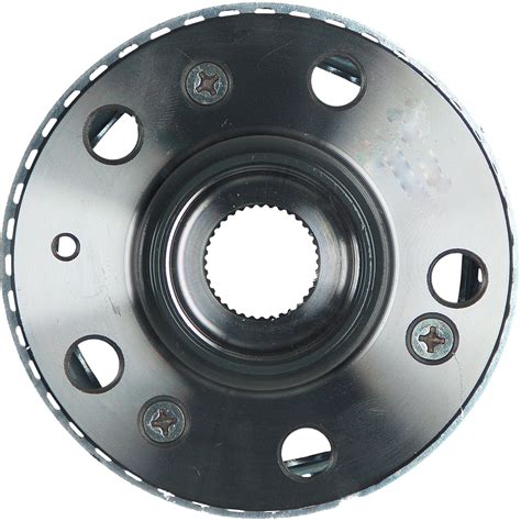 febi | 01298 | Wheel Hub without wheel bearing, with ABS sensor ring ...