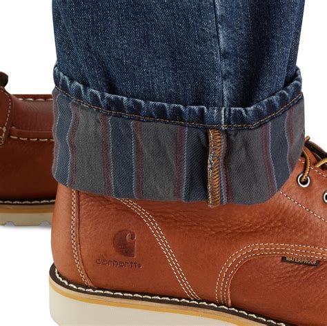 Men's Carhartt Relaxed Fit Flannel Lined Jeans - Herbert's Boots and ...