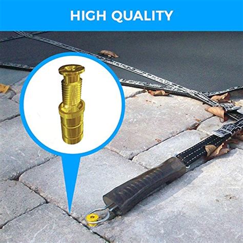 Buy 10 Pack Pool Cover Anchors Concrete and Pavers Deck - Universal ...