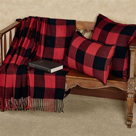 plaid throw blanket