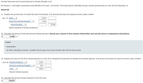 Image result for Bond Interest Expense Straight Line Method