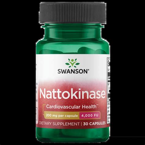 Remingo Swanson Nattokinase 4,000 Fibrinolytic Units 200 mg 30 Capsules ...