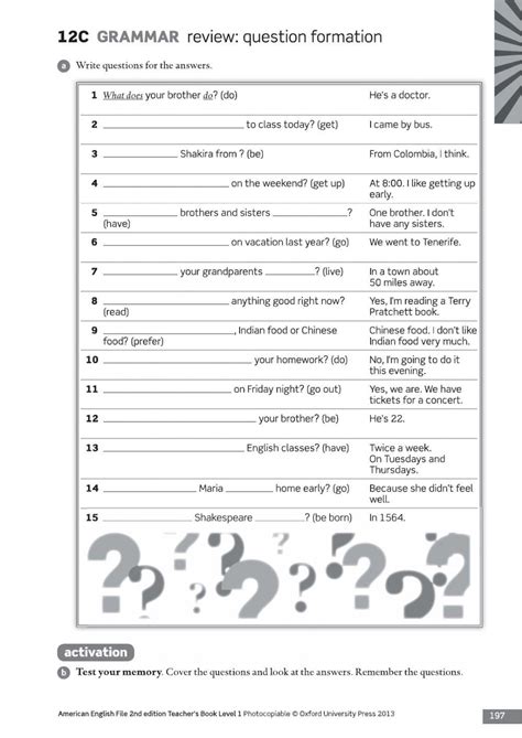 Question Formation Exercises 的图像结果