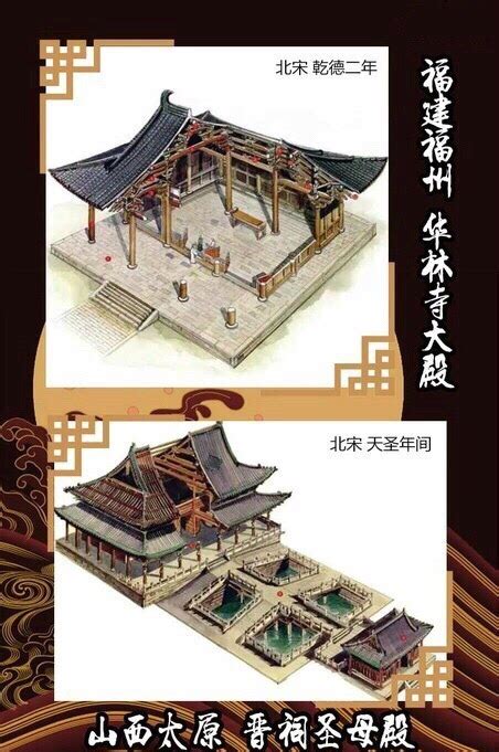 中国古建筑结构图解解析-古建中国
