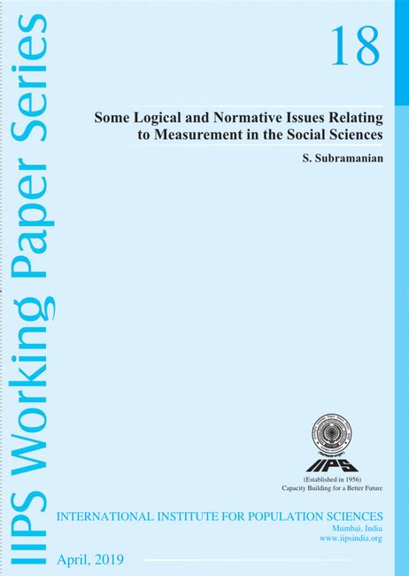 Working Papers | International Institute for Population Sciences (IIPS)