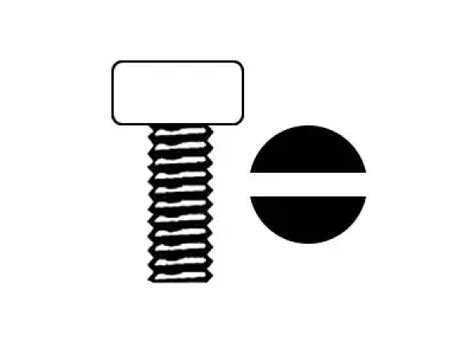 Tube-Town Store - Pan Head Screw M4 x 6 mm, DIN 84 / ISO 1207