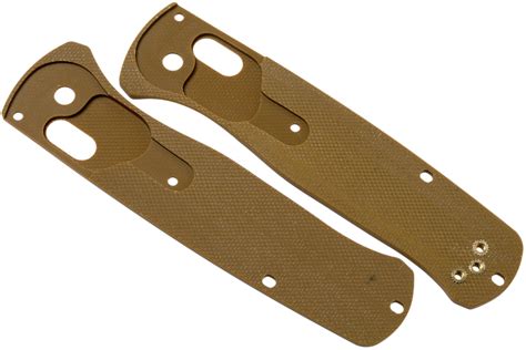Flytanium Benchmade Bugout Scales, tan G10 | Advantageously shopping at ...