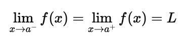 Image result for Define Left Limit in Math