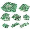 QLOUNI 40pcs PCB Proto Boards SMD to DIP Adapter Plate Converter TQFP ...
