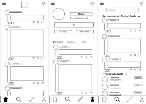 Image result for Threads App Interface