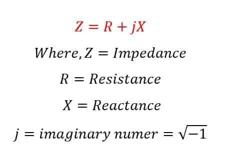 Image result for Electrical Reactance Formula