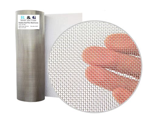 Buy R & G Air Vent Mesh Screen Roll 12 x 25' - 20 Mesh .014 Wire Dia. 0 ...