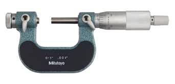 Mitutoyo 126-137, 0-1" X .001" Screw Thread Micrometer, Ratchet ...
