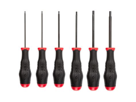 TEKTON Hex High-Torque Screwdriver Set, 6-Piece (2-6 mm) | DHX91203 ...