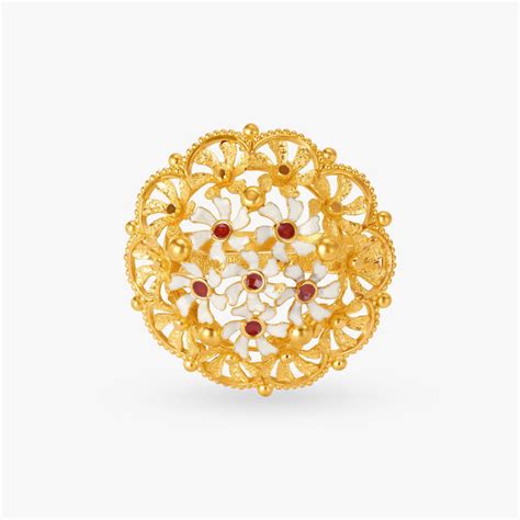 Gorgeous Floral Finger Ring