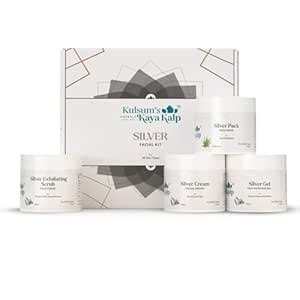 Kulsum's Kaya Kalp Silver Facial Kit, 170 g : Amazon.in: Beauty