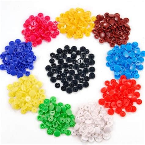 FELTECHELECTR 150Pcs Assorted Color T5 Snaps Canvas Snap Fastener For ...