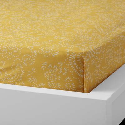 ÅKERTISTEL flat sheet and pillowcase, yellow, 150x260/50x80 cm (59x102 ...