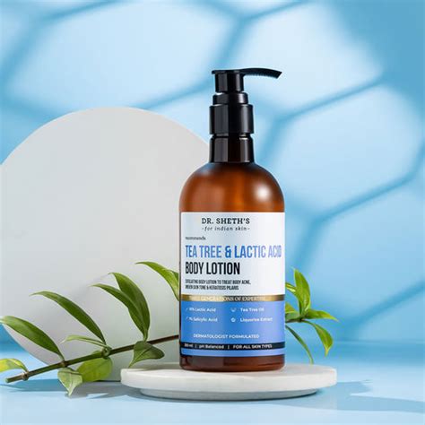 Tea Tree & Lactic Acid Body Lotion - 300ml – Dr Sheth's