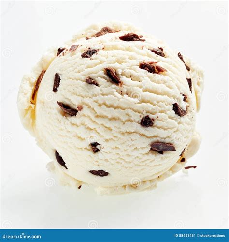 Speciality Italian Stracciatella Ice Cream Scoop Stock Image - Image of ...