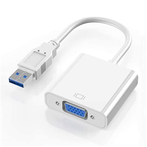 USB to VGA Adapter, 1080P Multi-Display Video Converter for Laptop ...