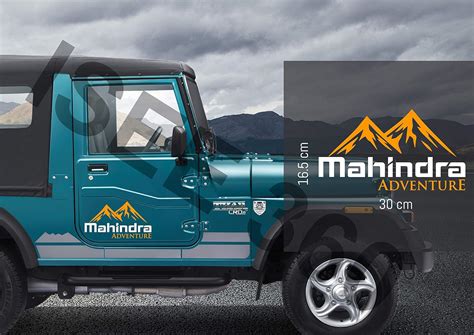 ISEE 360® Mahindra Stickers for Car Exterior Mahindra Adventure White ...