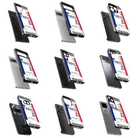 Paris Boarding Pass Ticket Phone Cover | Glass Case – Mymerchandize