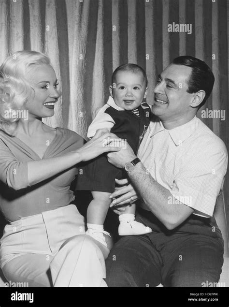 From left: Mamie Van Doren and Ray Anthony with their son Perry Ray ...