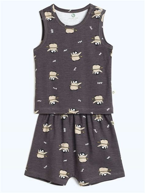Buy Bamboo Knit Vest Short Set for Babies | Cocoon Care