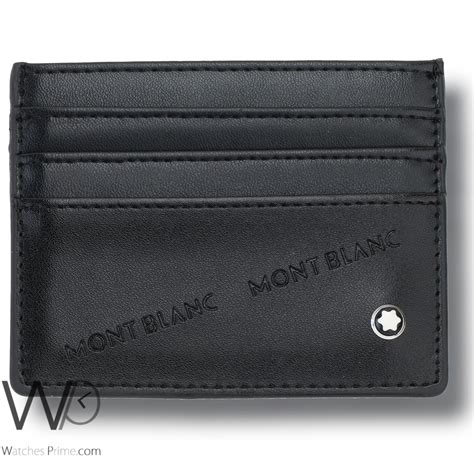 Mont blanc Holder Card Black Wallet For Men | Watches Prime