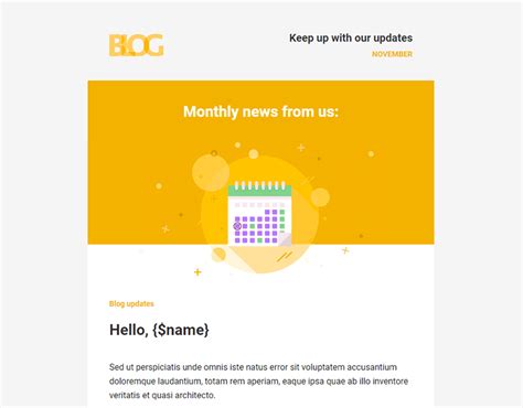 Image result for Custom HTML Newsletter