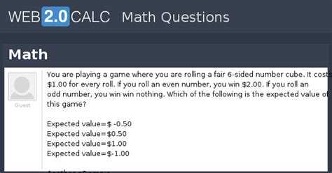 View question - Math