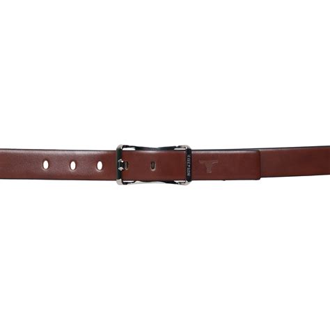 Bulchee Men's Collection Italian leather natural beige belt with a shi