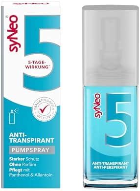 syNeo 5 antiperspirant pump spray, anti-sweat deodorant for men and ...