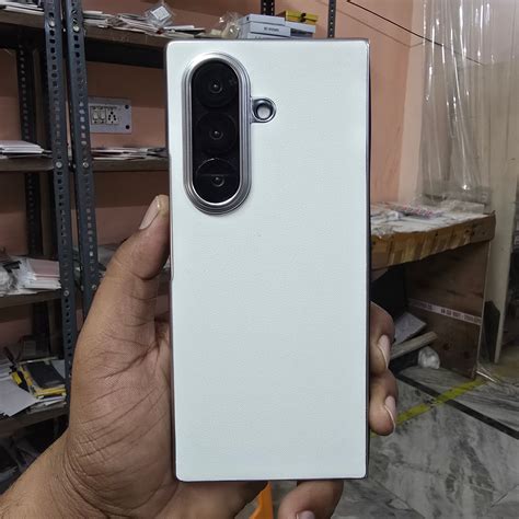 Samsung Galaxy Z Fold7 Premium Electroplating Leather Case Soft Inside ...