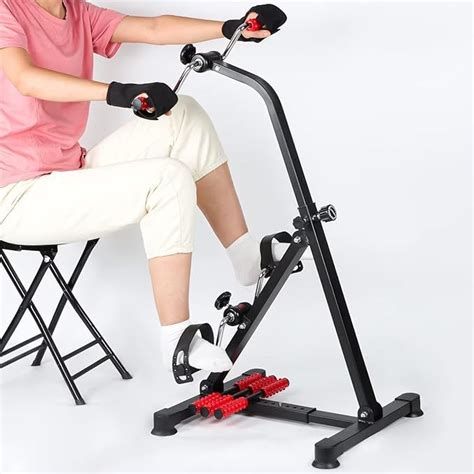 RELEMTRA Electric Pedal Elderly Folding Pedal Exerciser Folding Mini ...