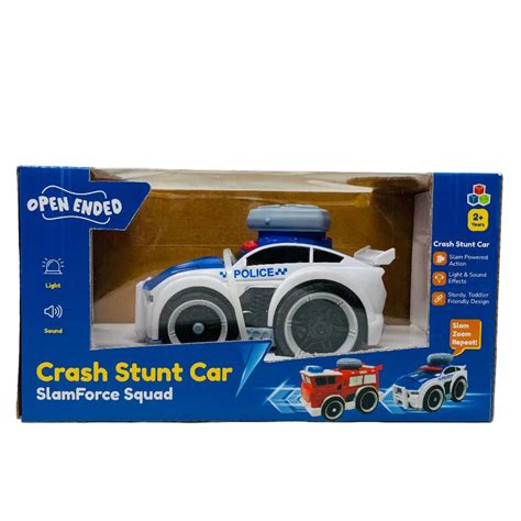 Open Ended Crash Stunt Car - Police Car | Buy Online at Toycra