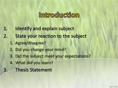 Image result for Reflection Paper Outline