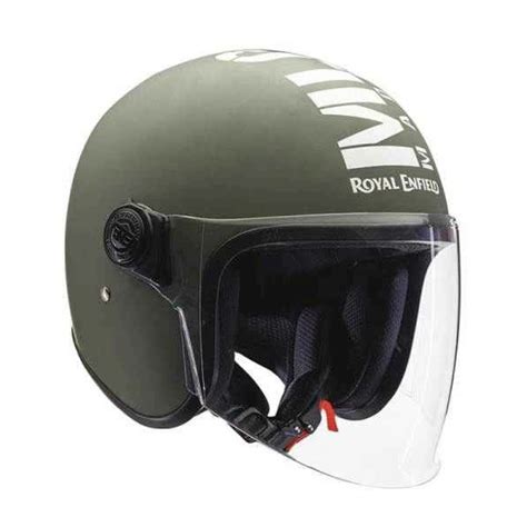 Royal Enfield MLG Copter Long Visor Helmet Matt Battle Green