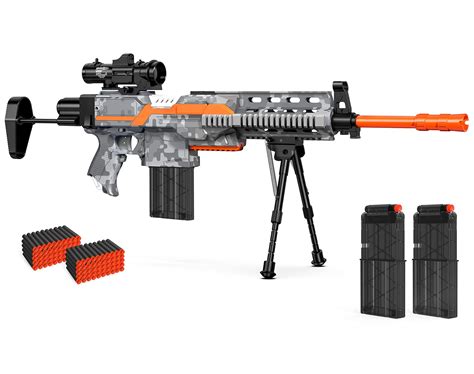 Semour Toy Guns Automatic Sniper Gun with Bullets - Toys for Boys Kids ...