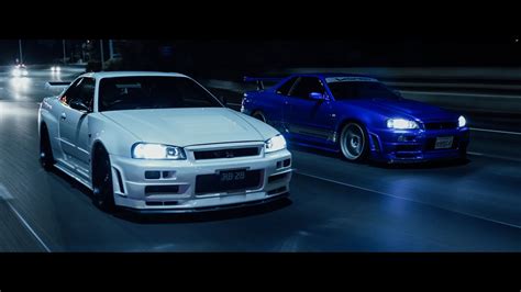 The Last Run - Two Skyline R34 GTR's | 4K - YouTube