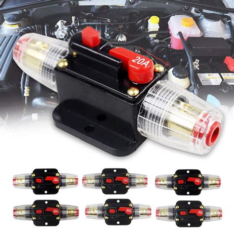 Buy 12v-24v Dc Home Solar System Waterproof Circuit Breaker Reset Fuse ...