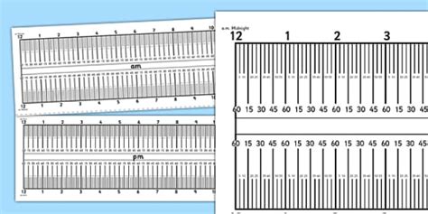 Elapsed 5 Minute Interval Time Ruler (teacher made) - Twinkl