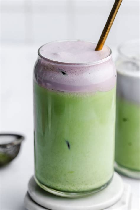 Iced Lavender Matcha - Creamy, Floral & Slightly Sweet