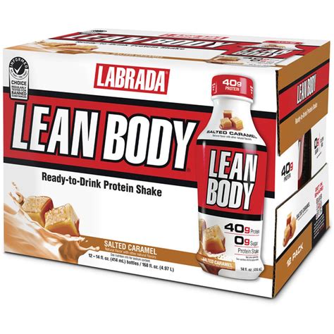 Lean Body Ready-to-Drink Protein Shakes, Salted Caramel (14 fl oz ...